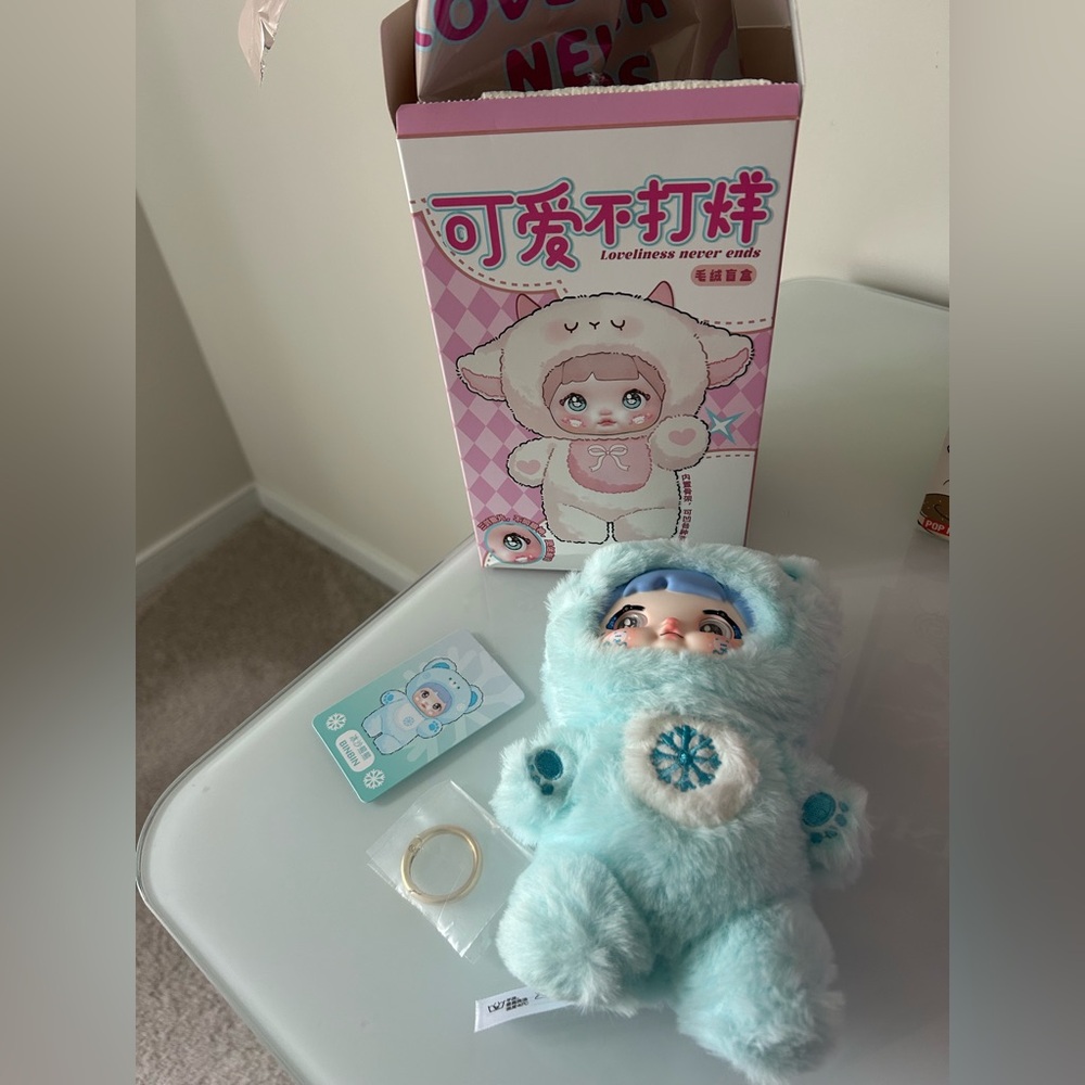 Viral Nommi Blue BINBIN loveliness never ends Plush Pendant blind box
